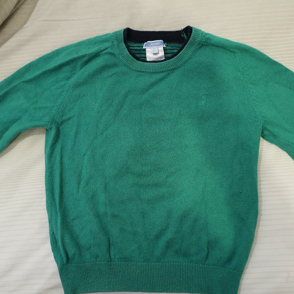 Jacadi paris green boys top size 6